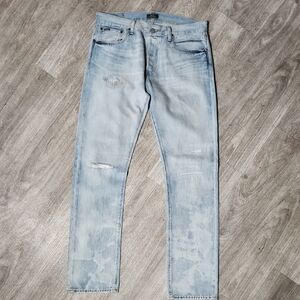 Polo Ralph Lauren Varick Men's Light Blue Skinny Jeans